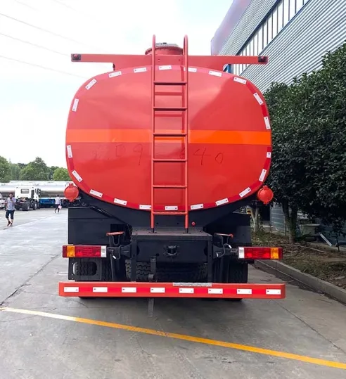 Red Oil Tank Truck